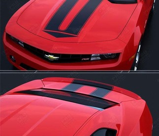 Sport U Shape Center Stripe Kit — Adhesivo de vinilo (capó, maletero) para Chevrolet Camaro 2010-2015