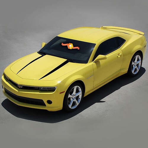 CHEVROLET CAMARO 2010-2015 - capota Vinilo RAYAS
