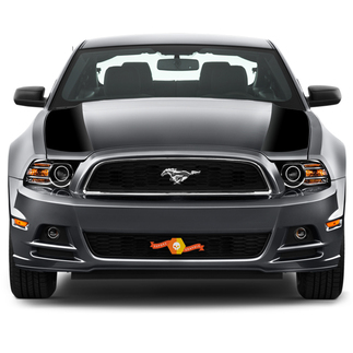 Ford Mustang 2013-2020 Rayas decorativas laterales en el capó