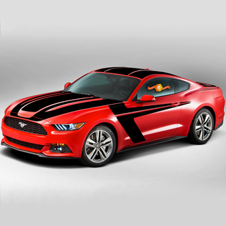 Ford Mustang 2015-2017 Franjas deportivas superiores y laterales