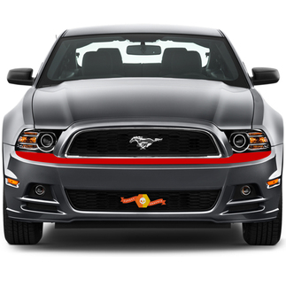 Ford Mustang 2013-2020 parachoques delantero superior superpuesto rayas resaltadas