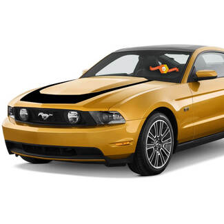 Calcomanía de vinilo con rayas de capó Ford Mustang 2010-2020