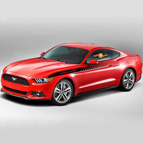 Ford Mustang 2015-2017 Rayas de vinilo estroboscópicas con acento lateral superior