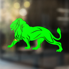 Lion Vinilo Arte Pared Ventana Baño Pegatina Adhesiva removible #1
_2