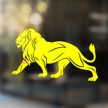 Lion Vinilo Arte Pared Ventana Baño Pegatina Adhesiva removible #1
_3