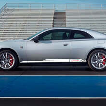 Pegatinas de franjas laterales para panel de estribo 2 para Dodge Charger Eléctrico 2