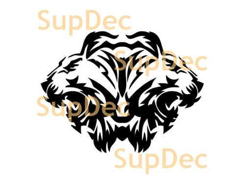 Lion Vinyl Art Wall Window Sticker Batter Decal extraíble #4
