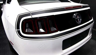 Ford Mustang 2013- 2014 Rayas de fascia trasera estilo retro