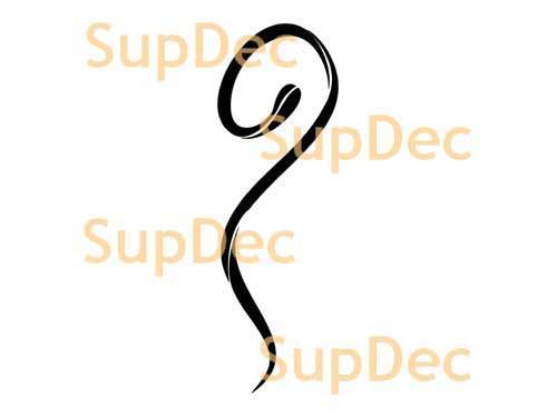 Serpiente vinilo arte pared ventana baño pegatina calcomanía extraíble #8
