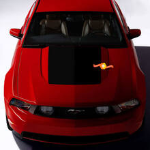 Calcomanía opaca para capó Scoop Cowl compatible con Ford Mustang 2005-2024
 2