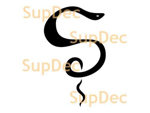 Serpiente vinilo arte pared ventana baño pegatina calcomanía extraíble #10
