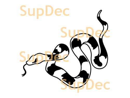 Serpiente vinilo arte pared ventana baño pegatina calcomanía extraíble #11
