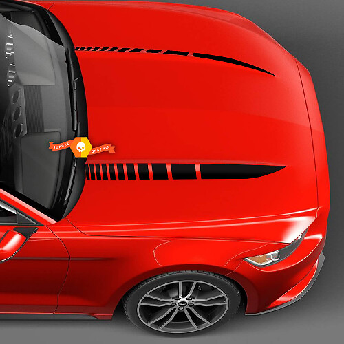 Rayas de lanza de capó para Ford Mustang 2010-2024
