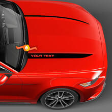 Rayas de lanza de capó para Ford Mustang 2010-2024
 4