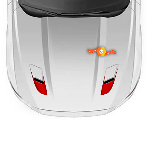 Acentos de pala de capó para calcomanías adhesivas Ford Mustang 2005-2024
