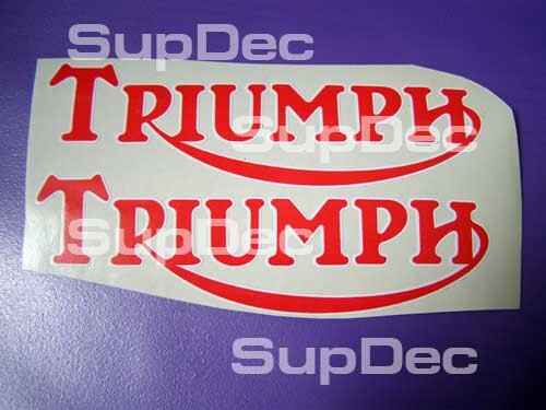 Adhesivo Vinilo Logo de Motocicleta Triumph