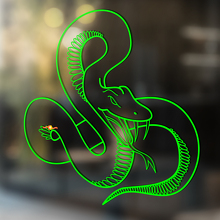 Serpiente vinilo arte pared ventana baño pegatina calcomanía extraíble #16
_2