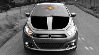 Rayas decorativas para capó de Dodge Dart 2013-2020