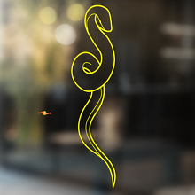 Serpiente vinilo arte pared ventana baño pegatina extraíble #17
_3
