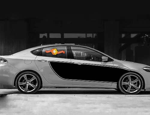 DODGE DART 2013 -2020 FRANJAS DEPORTIVAS CON DETALLE LATERAL