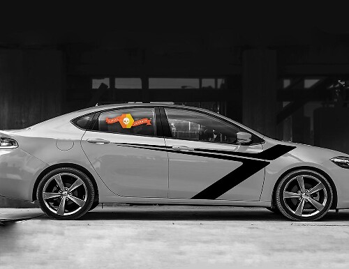 DODGE DART 2013 - 2020 FRANJAS DEPORTIVAS CON DETALLE LATERAL