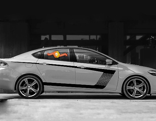 Dodge Dart 2013-2020 Detalle lateral Sport C-stripes