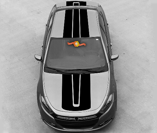 Kit de vinilos de franjas decorativas para la parte superior del lateral para Dodge Dart 2013-2020