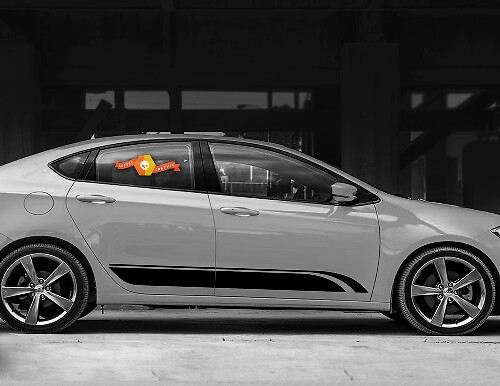 Paneles laterales inferiores de moldura de puerta 4 para Dodge Dart