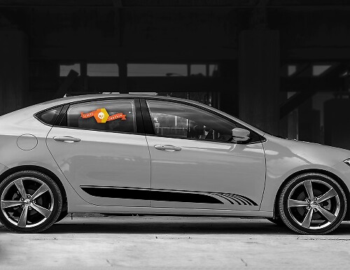 Dodge Dart 2013 -2020 Rayas laterales del panel basculante de la puerta inferior