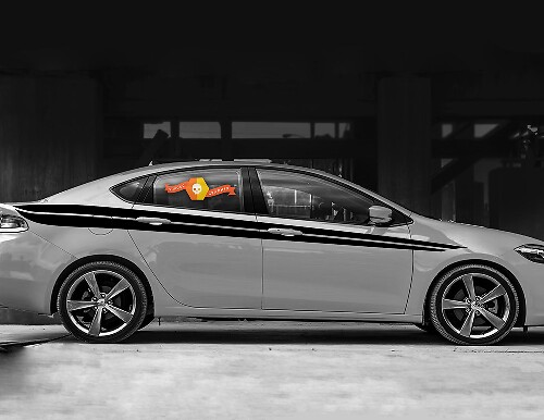 Dodge Dart 2013-2020 Javelin Side Accent rayas dobles