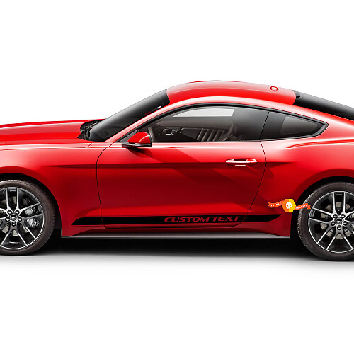 Vinilos adhesivos personalizados para molduras de paneles laterales de musclecar 2005-2017