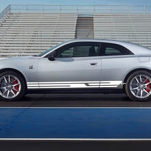 Calcomanías de tiras para panel lateral 2 para Dodge Charger Electric 2