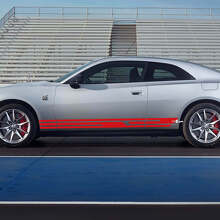 Calcomanías Geométricas de Paneles Laterales para Dodge Charger Eléctrico 3