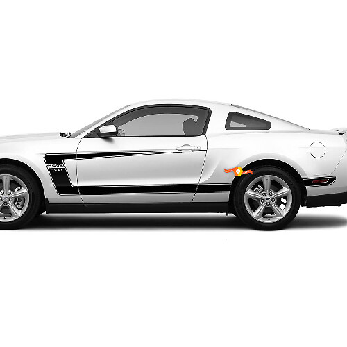 Ford Mustang texto personalizado BOSS 302 estilo lateral C-Stripes calcomanías pegatinas
