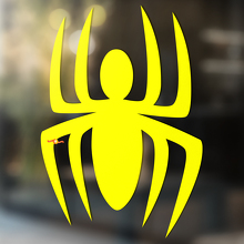 Silhueta de Araña Estilo Minimalista Adhesivo Universal de Vinilo_3
