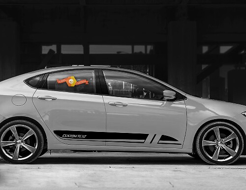 Panel lateral inferior de la puerta con franjas 5 para Dodge Dart