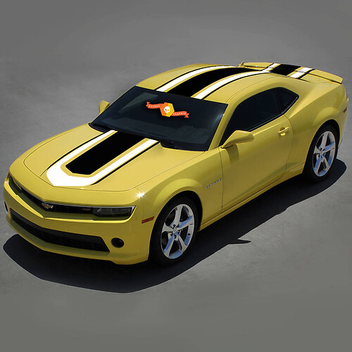 CHEVROLET CAMARO 2010-2015 HOT WHEELS ESTILO RAYAS COMPLETAS
