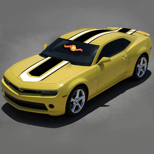 Kit de vinilo con bandas laterales completas estilo Hot Wheels para Chevrolet Camaro 2010-15
