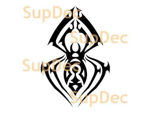 Calcomanía adhesiva para ventana y pared de vinilo de araña, extraíble #7
