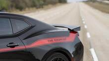 Kit de adhesivos de franjas laterales estilo Exorcista para Chevrolet Camaro 2017-2019_2