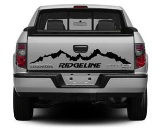 Logotipo del emblema gráfico de la etiqueta engomada de la calcomanía del cuerpo de vinilo Honda Ridgeline trasero
