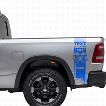 Kit de Calcomanías de Vinilo de Tiras Laterales Traseras Estilo HEMI Personalizadas para Dodge Ram 1500-3500_2