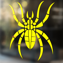 Calcomanía adhesiva para ventana y pared de vinilo de araña, extraíble #9
_3