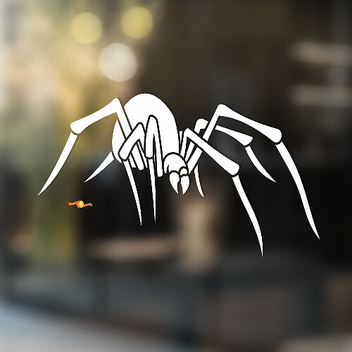 Araña vinilo pared ventana baño pegatina calcomanía extraíble #10
_1