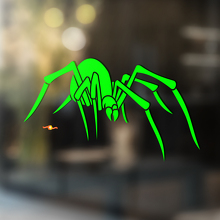 Araña vinilo pared ventana baño pegatina calcomanía extraíble #10
_2