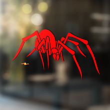 Araña vinilo pared ventana baño pegatina calcomanía extraíble #10
_4