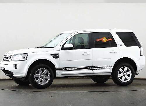 LAND ROVER FREELANDER 2x calcomanía lateral para carrocería, gráficos de vinilo, calcomanía de carreras, logotipo
