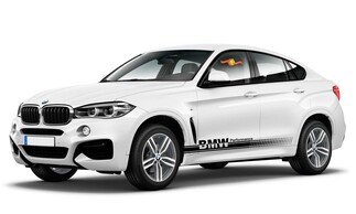 BMW Performance rayas vinilo cuerpo calcomanía pegatina logotipo bmw 1 3 5 7 serie x5 x6
