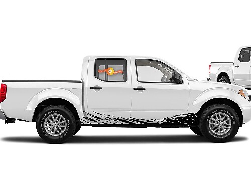 2 calcomanías de vinilo para puerta, salpicaduras de barro para Toyota Tundra Flap Side Step Roof Rack
