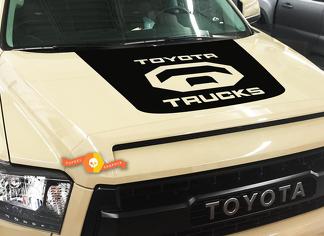 Toyota Tundra Trucks Logo Blackout capucha vinilo calcomanía 2014-2018
